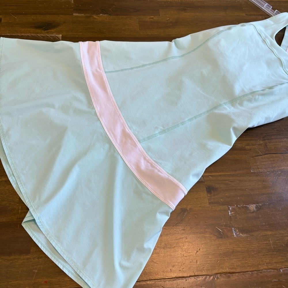 Lululemon Hot Hitter Dress Aquamarine Mint Tennis Active Criss Cross Back XS 0 - Picture 6 of 10